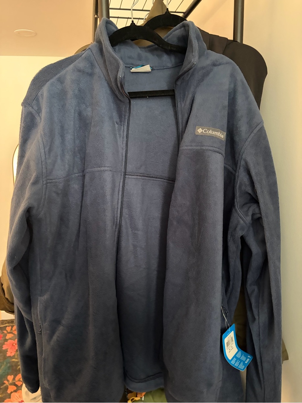 Columbia Blue Fleece Jacket - Soft Warm Layer